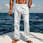 👖 PROMO LIMITÉE 50% DE RÉDUCTION ! ✨ Pantalon Lin pour Homme – Ample, Respirant, Ceinture Réglable ✨