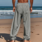 👖 PROMO LIMITÉE 50% DE RÉDUCTION ! ✨ Pantalon Lin pour Homme – Ample, Respirant, Ceinture Réglable ✨