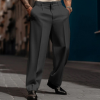 👖 50% DE RÉDUCTION ! ✨ Pantalon Ample à Pinces Décontracté pour Homme – Coupe Élégante, Confortable & Look Polyvalent 🔷