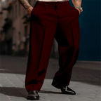 👖 50% DE RÉDUCTION ! ✨ Pantalon Ample à Pinces Décontracté pour Homme – Coupe Élégante, Confortable & Look Polyvalent 🔷