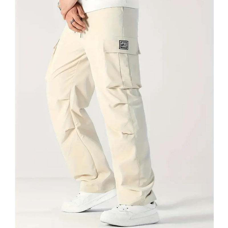 LUCAS - Pantalones cargo tácticos de corte ancho con cintura elástica™