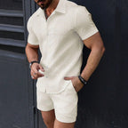 ERIC - Conjunto dos piezas de camisa de manga corta y bermuda en tejido ligero™