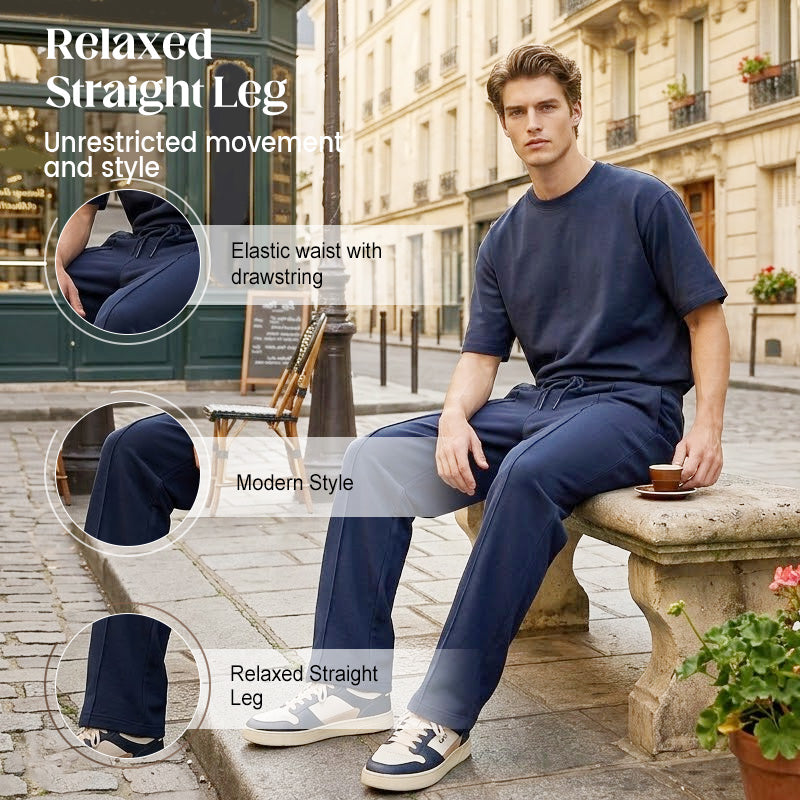👖  Herren Freizeithose mit Geradem Bein – Bequem, Atmungsaktiv & Vielseitig!