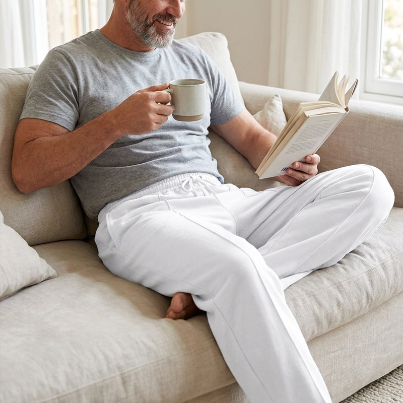 👖  Herren Freizeithose mit Geradem Bein – Bequem, Atmungsaktiv & Vielseitig!
