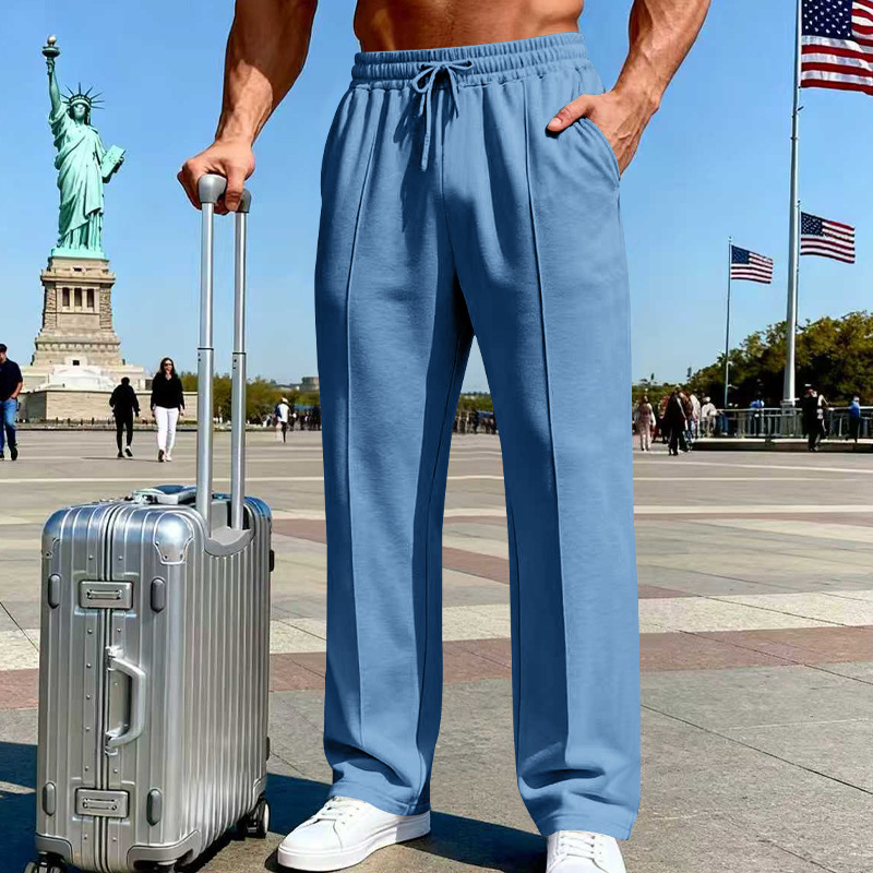👖  Herren Freizeithose mit Geradem Bein – Bequem, Atmungsaktiv & Vielseitig!