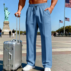👖  Herren Freizeithose mit Geradem Bein – Bequem, Atmungsaktiv & Vielseitig!