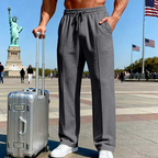 👖  Herren Freizeithose mit Geradem Bein – Bequem, Atmungsaktiv & Vielseitig!