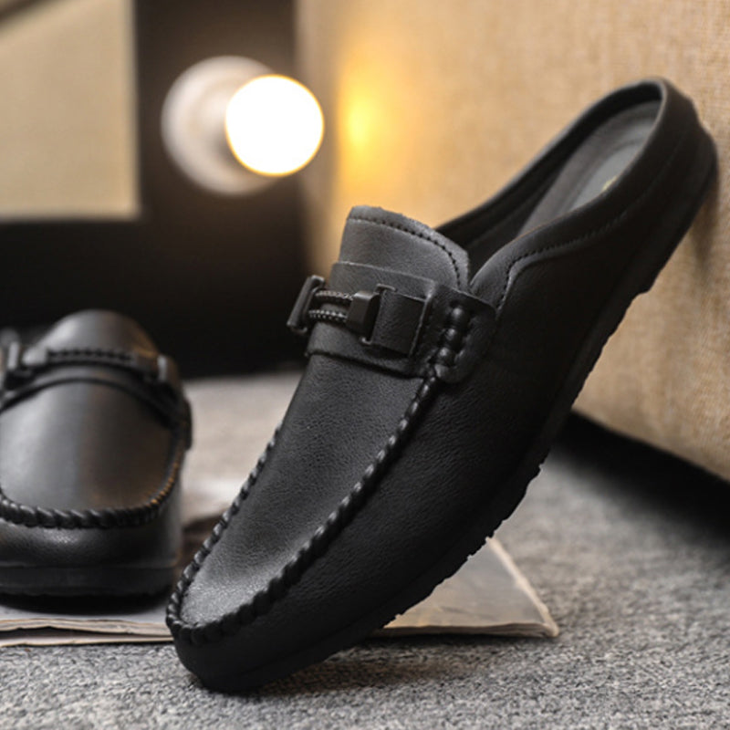 Mocassins mules décontractés ouverts à l’arrière pour homme