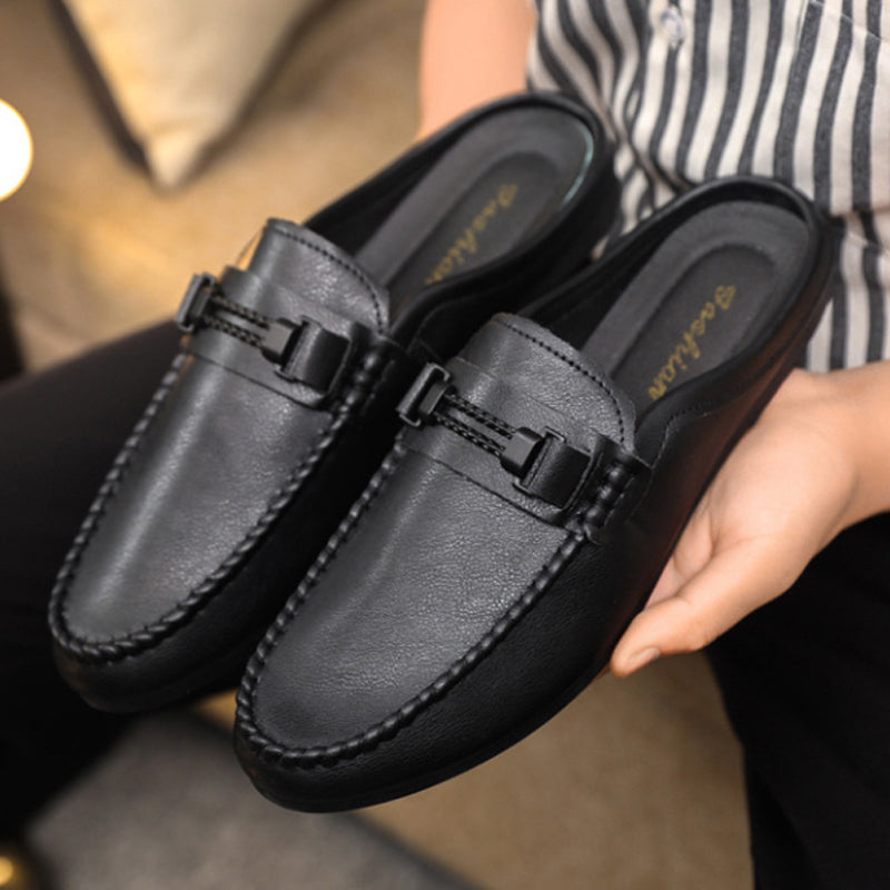 Mocassins mules décontractés ouverts à l’arrière pour homme
