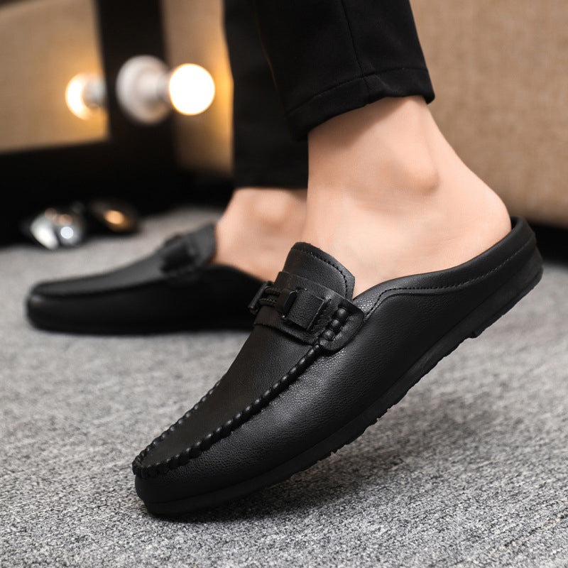 Mocassins mules décontractés ouverts à l’arrière pour homme