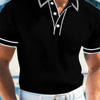 👕 50% RABATT! 🌞 Lässiges Sommer-Polohemd mit Kurzen Ärmeln – Atmungsaktive Baumwolle, Moderne Passform & Ideal Für Freizeit & Arbeit 💼