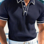 👕 50% RABATT! 🌞 Lässiges Sommer-Polohemd mit Kurzen Ärmeln – Atmungsaktive Baumwolle, Moderne Passform & Ideal Für Freizeit & Arbeit 💼