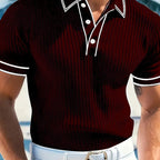 👕 50% RABATT! 🌞 Lässiges Sommer-Polohemd mit Kurzen Ärmeln – Atmungsaktive Baumwolle, Moderne Passform & Ideal Für Freizeit & Arbeit 💼