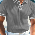 👕 50% RABATT! 🌞 Lässiges Sommer-Polohemd mit Kurzen Ärmeln – Atmungsaktive Baumwolle, Moderne Passform & Ideal Für Freizeit & Arbeit 💼