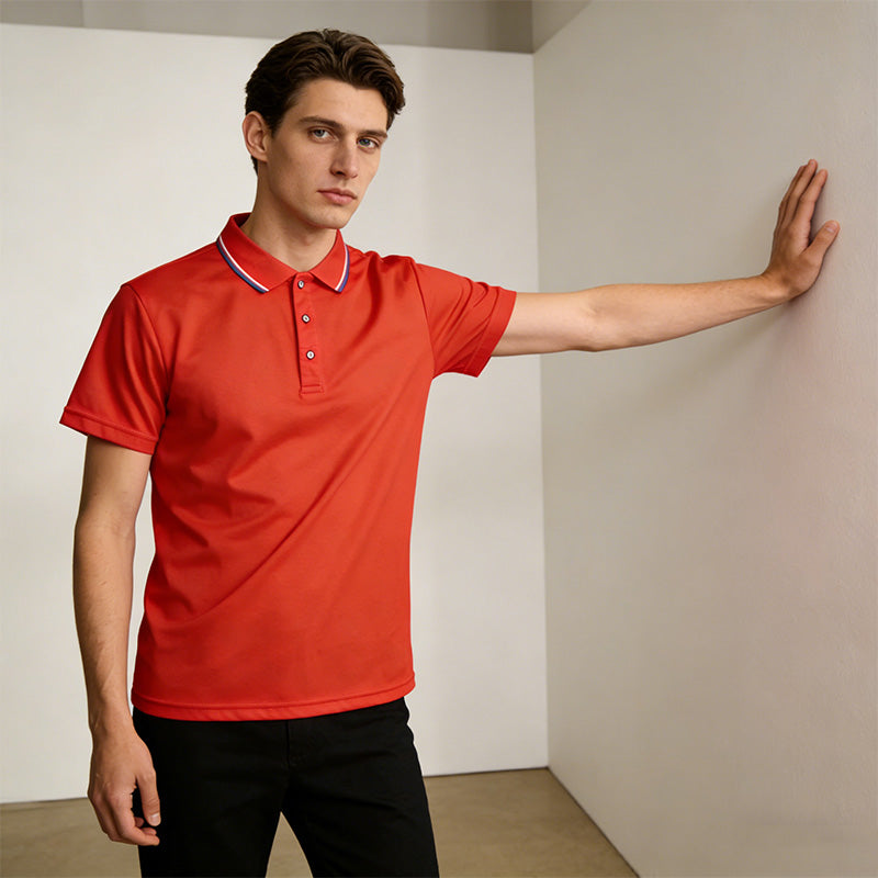 👔 LIMITIERTES ANGEBOT: 40% RABATT! ⛳ Golf-Freizeit-Set für Herren（6-teiliges Set)– Atmungsaktive Kurzarmhemden mit Kragen 🎯