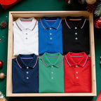 👔 LIMITIERTES ANGEBOT: 40% RABATT! ⛳ Golf-Freizeit-Set für Herren（6-teiliges Set)– Atmungsaktive Kurzarmhemden mit Kragen 🎯