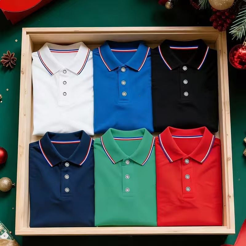 👔 LIMITIERTES ANGEBOT: 40% RABATT! ⛳ Golf-Freizeit-Set für Herren（6-teiliges Set)– Atmungsaktive Kurzarmhemden mit Kragen 🎯