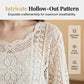 👚 50% RABATT! 🌼 Traumhafte Spitzenbluse im Boho-Vintage-Look – Atmungsaktiv, Figurschmeichelnd & Perfekt Für Einen Romantischen Auftritt ✨