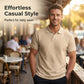 Chemise légère à manches courtes et col pour homme, pour l'été
