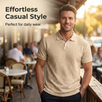 Chemise légère à manches courtes et col pour homme, pour l'été