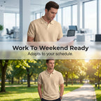 Chemise légère à manches courtes et col pour homme, pour l'été