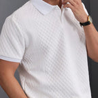 Chemise légère à manches courtes et col pour homme, pour l'été