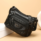 👜✨ PROMO FLASH 50% ! Sac Bandoulière Femme en Cuir PU Souple – Multi-Poches Organisation, Bandoulière Réglable, Design Polyvalent & Léger 🌸