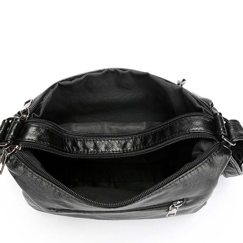 👜✨ PROMO FLASH 50% ! Sac Bandoulière Femme en Cuir PU Souple – Multi-Poches Organisation, Bandoulière Réglable, Design Polyvalent & Léger 🌸