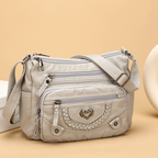 👜✨ PROMO FLASH 50% ! Sac Bandoulière Femme en Cuir PU Souple – Multi-Poches Organisation, Bandoulière Réglable, Design Polyvalent & Léger 🌸