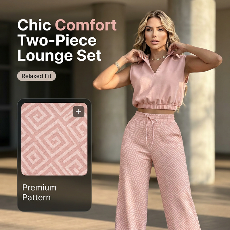 🔥 Exklusives Damen-Zweiteiler-Set 🌿 Lässiges Oberteil + weite Hose – stylisch, bequem & alltagstauglich ✨