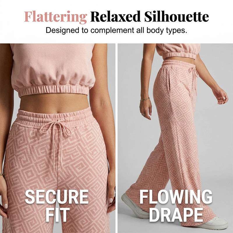 🔥 Exklusives Damen-Zweiteiler-Set 🌿 Lässiges Oberteil + weite Hose – stylisch, bequem & alltagstauglich ✨