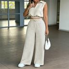 🔥 Exklusives Damen-Zweiteiler-Set 🌿 Lässiges Oberteil + weite Hose – stylisch, bequem & alltagstauglich ✨