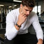✝️ Herren Kreuz-Armband – Verstellbares Mesh-Armband im modernen Design ⌚🖤