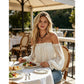👚 50% RABATT! 🌸 Büsten-BH aus Spitze – transparent, weite Ärmel & Boho-Stil – Luftiger Sommertraum, perfekt für Festival, Strand oder einen romantischen Look ☀️