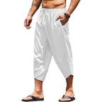 Pantalon capri bouffant décontracté pour homme