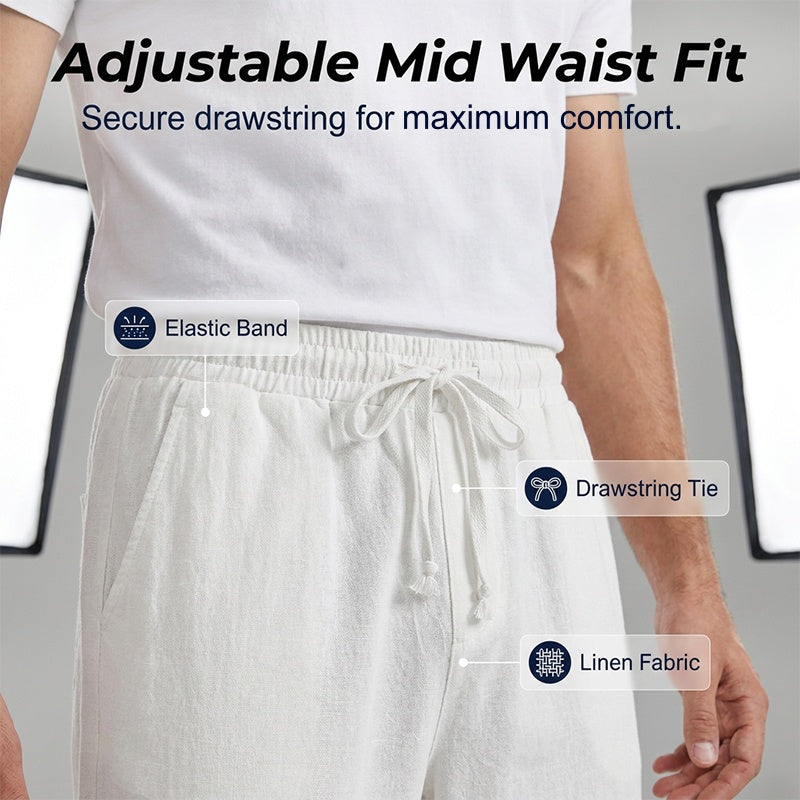 Pantalon capri bouffant décontracté pour homme