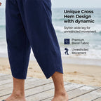 Pantalon capri bouffant décontracté pour homme