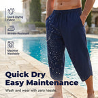 Pantalon capri bouffant décontracté pour homme