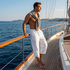 Pantalon capri bouffant décontracté pour homme