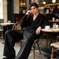 ⏰👔 PROMO FLASH 50% ! Pantalon de Costume Homme Classique à Jambe Large – Tissu Doux Anti-Froissé, Coupe Décontractée Moderne, Plis Avant, Incontournable Polyvalent pour le Bureau & le Quotidien ✨