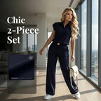 🔥👚 50% RABATT! Damen Freizeit-Oberteil & Hose 2-teiliges Set – Lässiger Zweiteiler für Alltag, Büro & Reise. 🌸💨