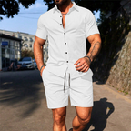 NICO - Conjunto casual de camisa de manga corta y bermuda lisa™