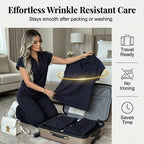 🔥👚 50% RABATT! Damen Freizeit-Oberteil & Hose 2-teiliges Set – Lässiger Zweiteiler für Alltag, Büro & Reise. 🌸💨