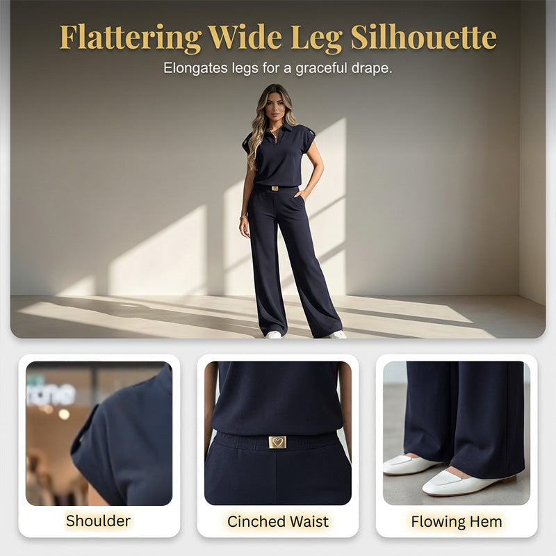🔥👚 50% RABATT! Damen Freizeit-Oberteil & Hose 2-teiliges Set – Lässiger Zweiteiler für Alltag, Büro & Reise. 🌸💨