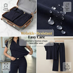🔥👚 50% RABATT! Damen Freizeit-Oberteil & Hose 2-teiliges Set – Lässiger Zweiteiler für Alltag, Büro & Reise. 🌸💨
