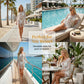 🔥Letzter Tag! 50% Rabatt！Damen Boho Häkel-Strand-Cover-Up mit Quasten🌴Romantischer Strandüberwurf für Urlaub & Pool