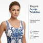 💥LETZTER TAG – 50 % RABATT!👗Damen Maxikleid mit Blumenmuster | Premium Stoff & figurbetont für Urlaub & Anlässe ✨