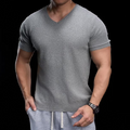 SAMUEL - Camiseta de manga corta con cuello en V elástica™