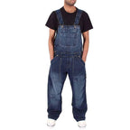 Salopette en jean coupe classique pour homme