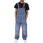 Salopette en jean coupe classique pour homme